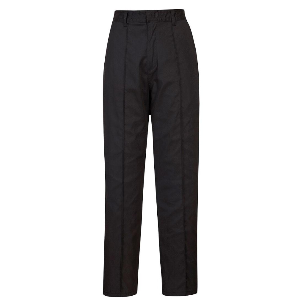 (L T, Black) Portwest Womens/Ladies Elasticated Trousers