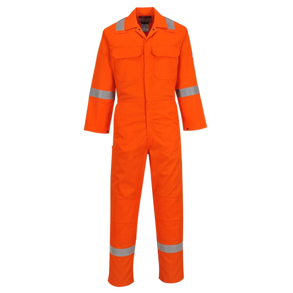 (XL L, Orange) Portwest Unisex Adult Iona Bizweld Fire Resistant Overalls