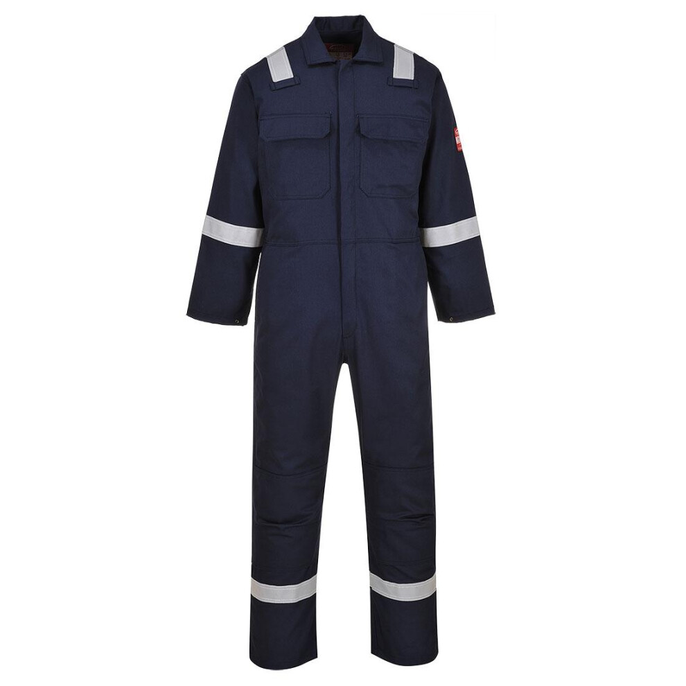 (M R, Navy) Portwest Unisex Adult Iona Bizweld Fire Resistant Overalls