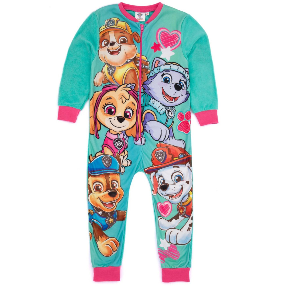 (2-3 Years, Multicoloured) Paw Patrol Girls Character Sleepsuit