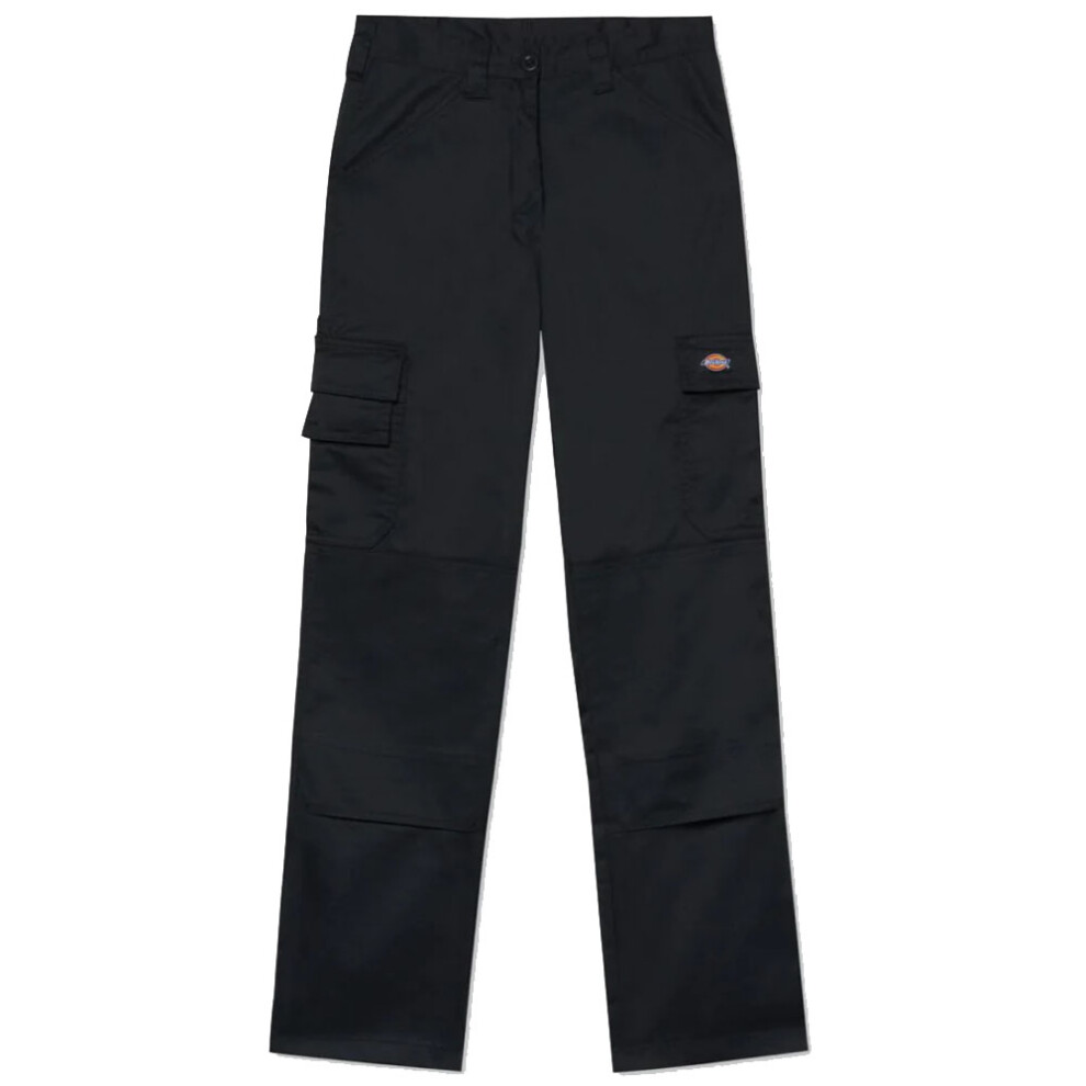(14 UK, Black) Dickies Womens/Ladies Everyday Flex Work Trousers