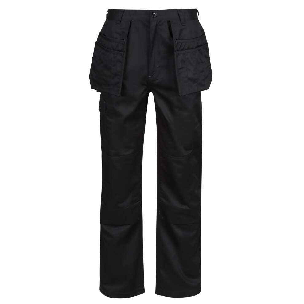 (34R, Black) Regatta Mens Pro Cargo Trousers