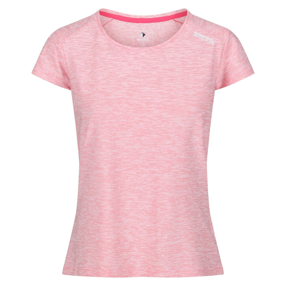 (18 UK, Tropical Pink) Regatta Womens/Ladies Limonite V T-Shirt