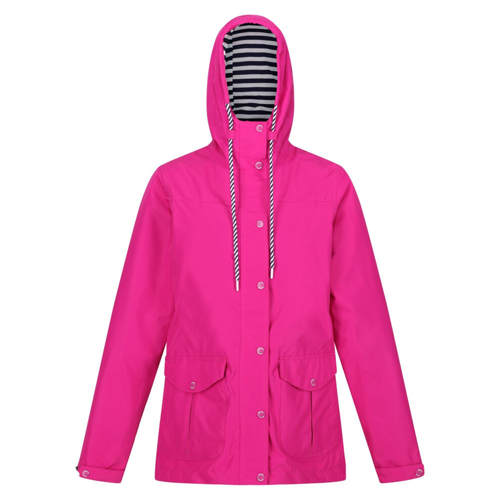 (8 UK, Neon Pink) Regatta Womens/Ladies Bayarma Lightweight Waterproof Jacket