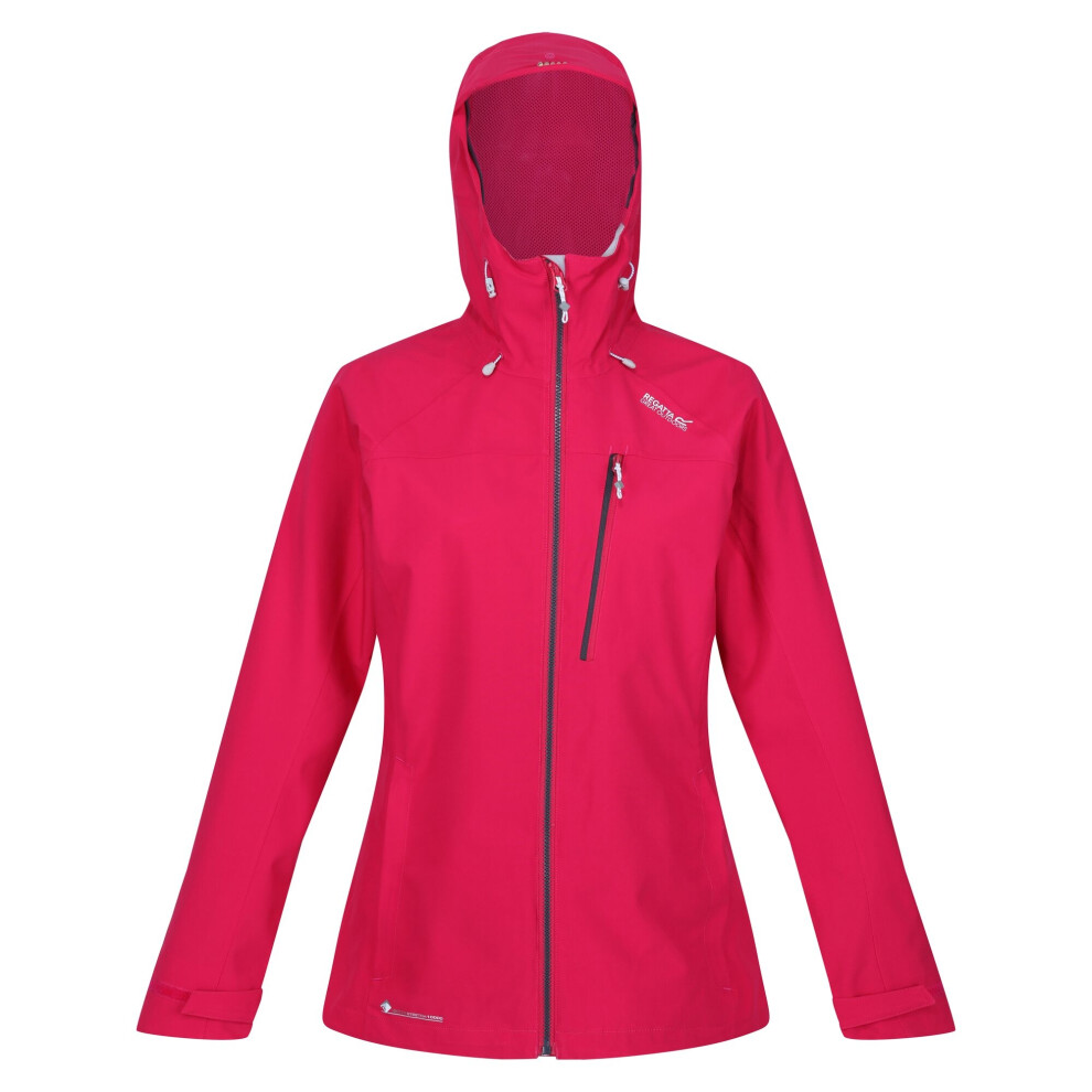 (14 UK, Pink Potion) Regatta Womens/Ladies Britedale Waterproof Jacket