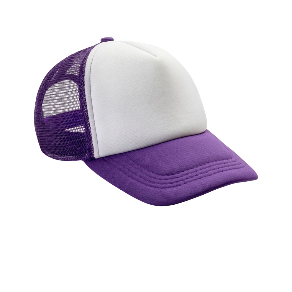 (One Size, Purple/White) Result Detroit Trucker Cap