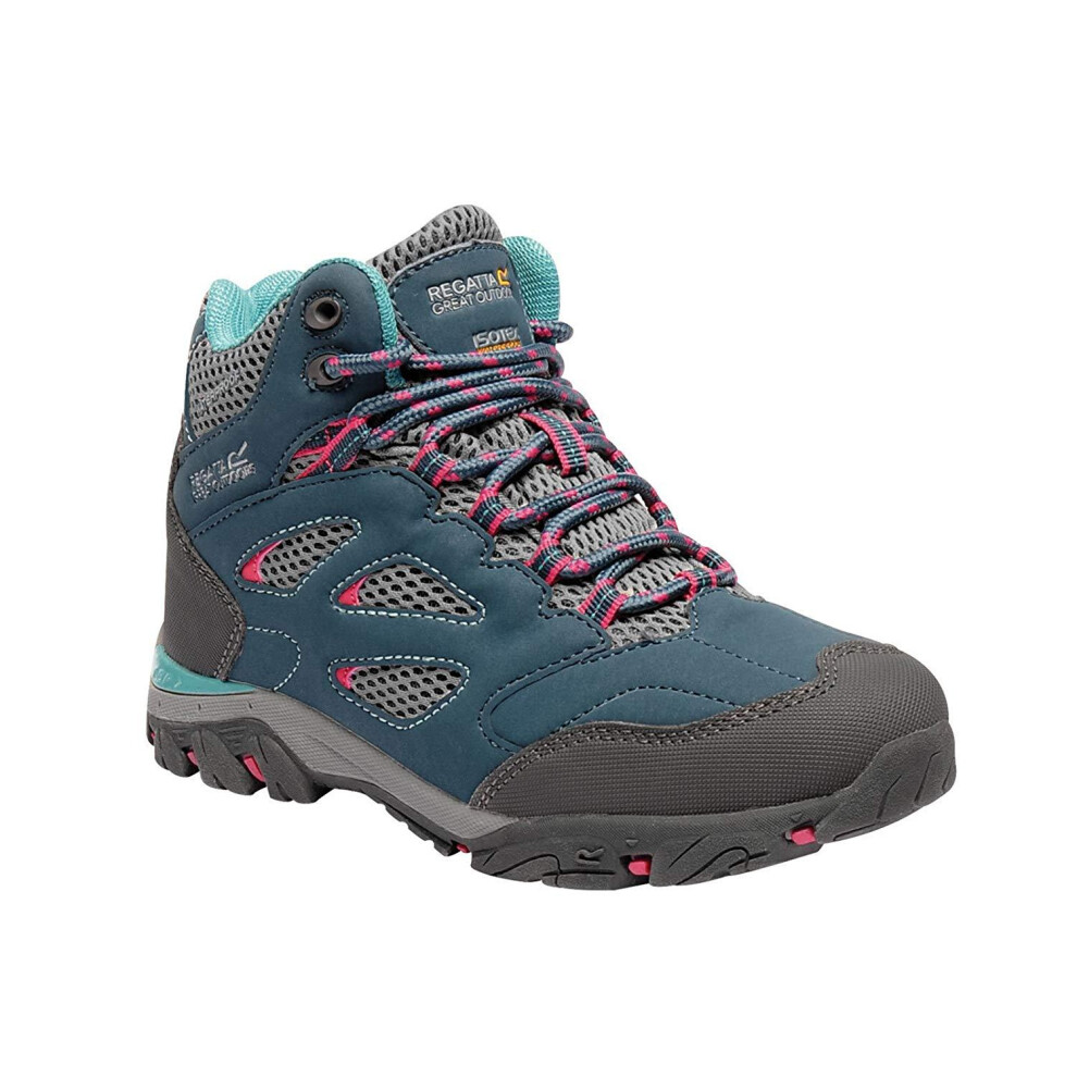 (9 UK Child, Moroccan Blue/Duchess) Regatta Childrens/Kids Holcombe IEP Junior Hiking Boots