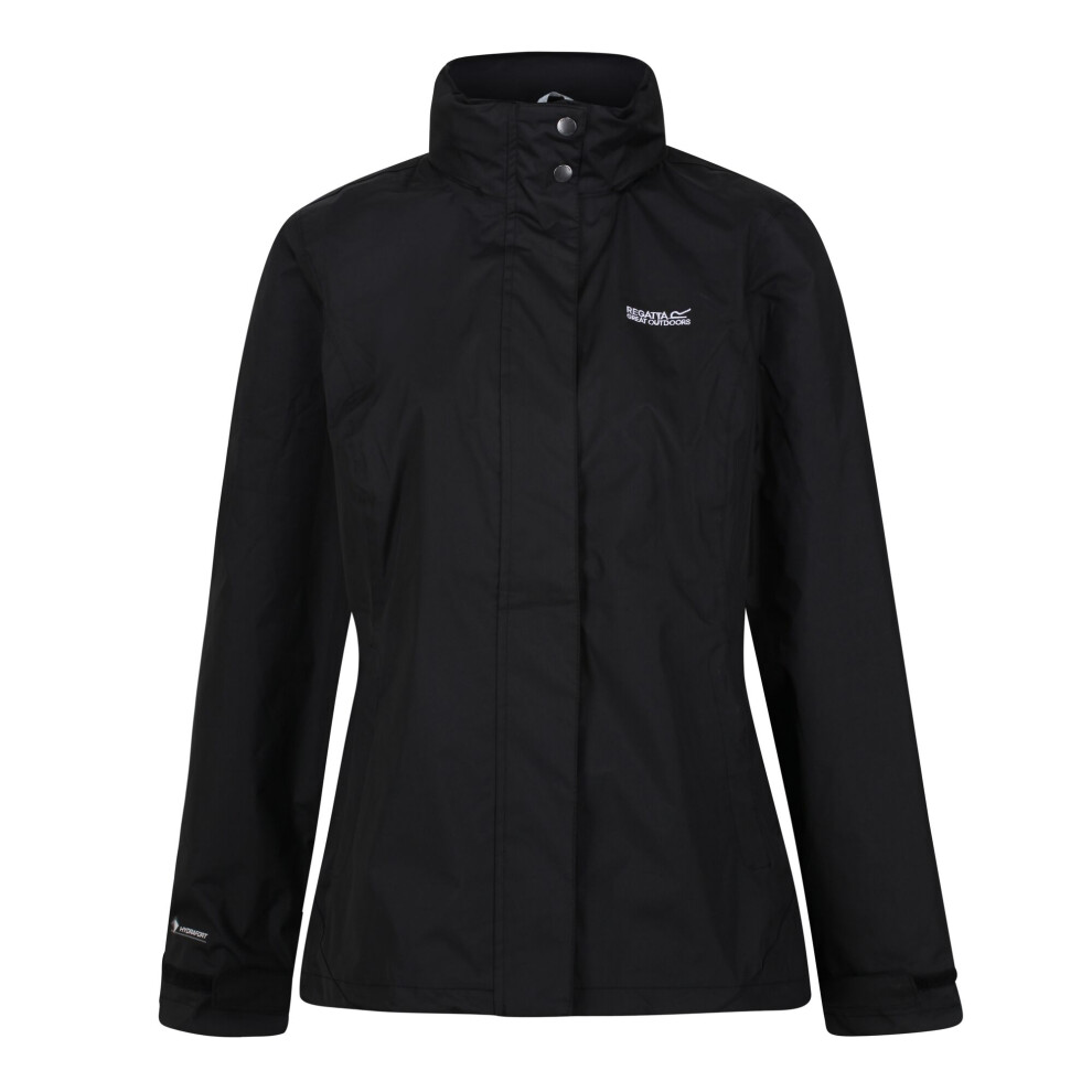 (10 UK, Black) Regatta Great Outdoors Womens/Ladies Daysha Waterproof Shell Jacket