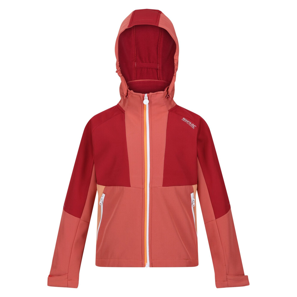 (5-6 Years, Mineral Red/Rumba Red) Regatta Childrens/Kids Haydenbury Soft Shell Jacket
