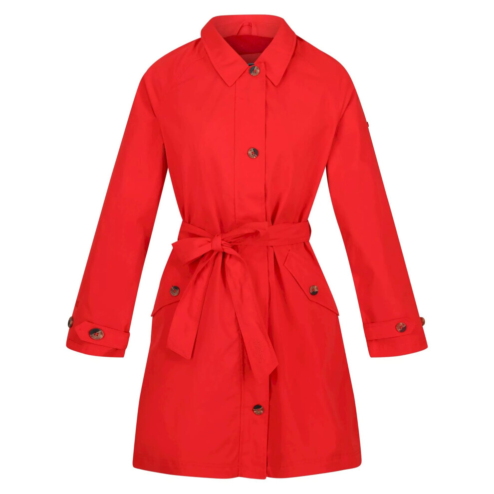 (10 UK, Code Red) Regatta Womens/Ladies Giovanna Fletcher Collection - Madalyn Trench Coat