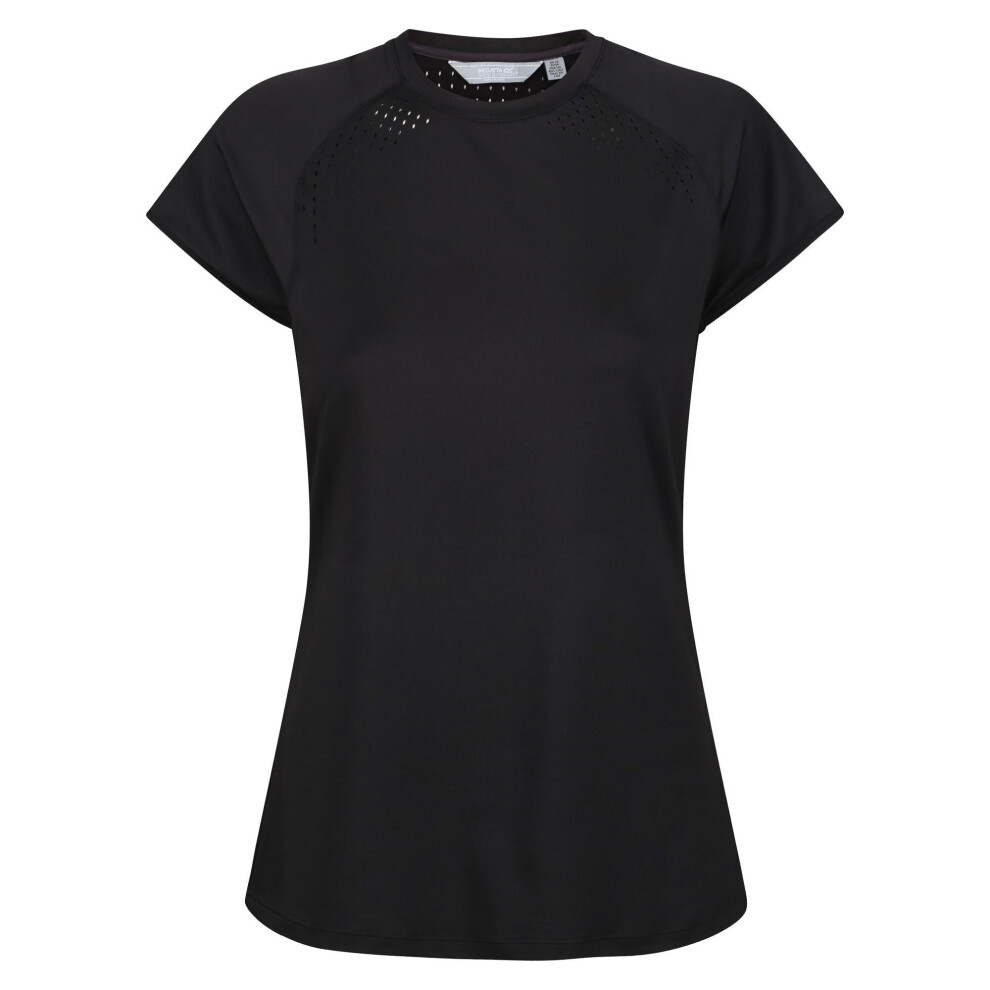 (16 UK, Black) Regatta Womens/Ladies Luaza T-Shirt