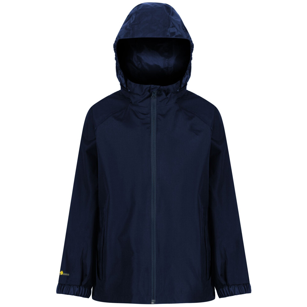 (34 Inch, Navy) Regatta Childrens/Kids Packaway Waterproof Jacket