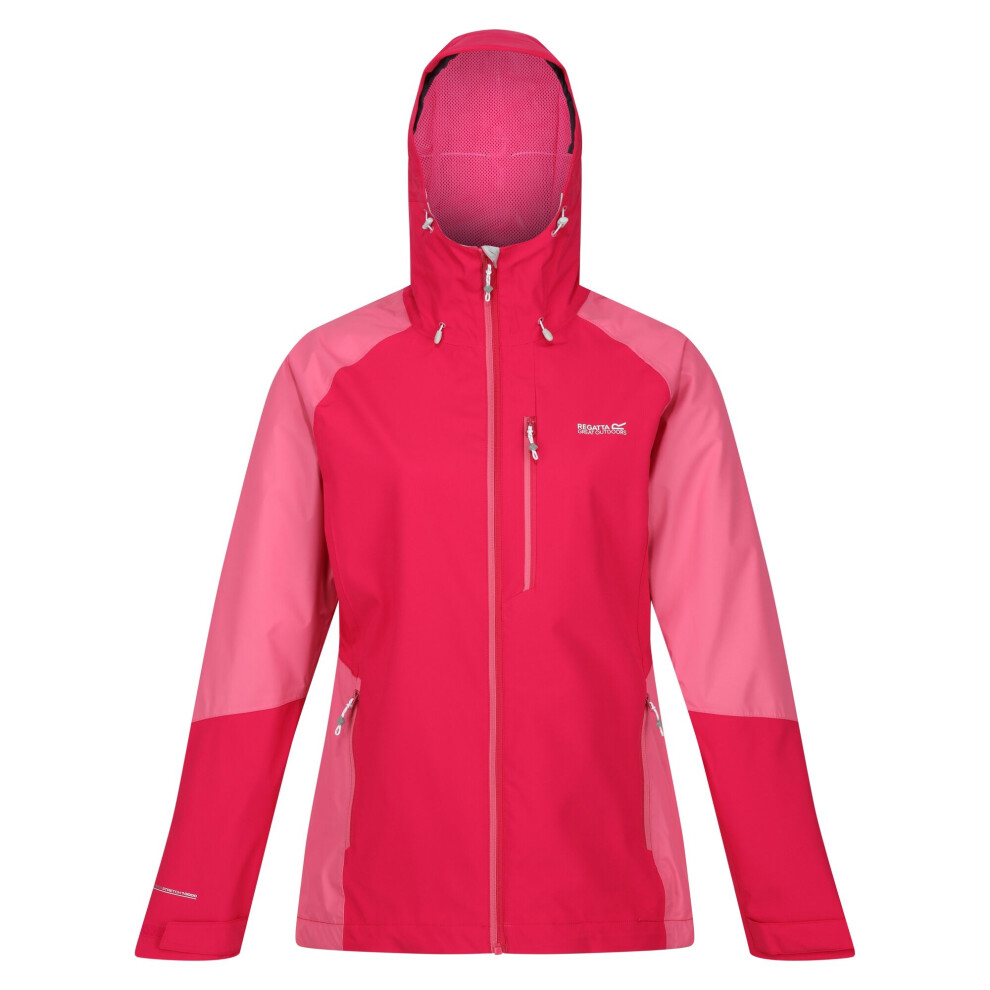 (16 UK, Pink Potion/Fruit Dove) Regatta Womens/Ladies Highton IV Stretch Raincoat
