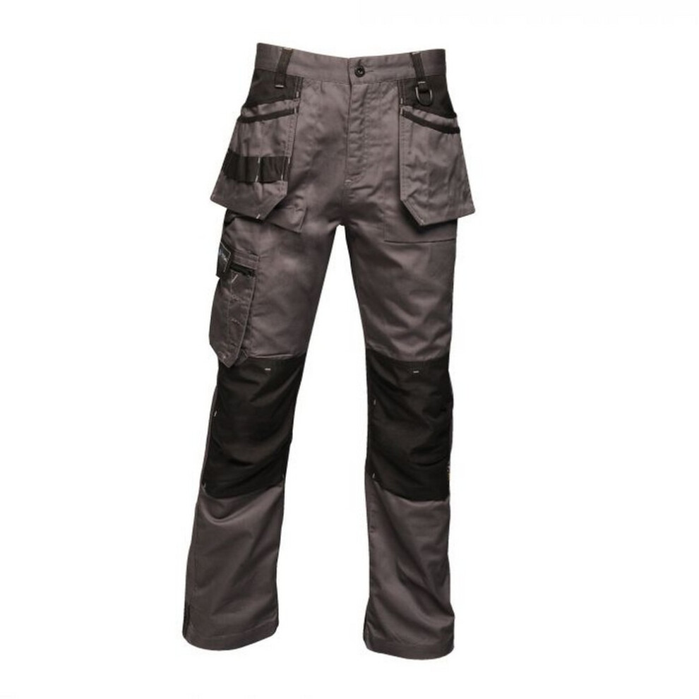 (38R, Iron Grey) Regatta Mens Incursion Work Trousers