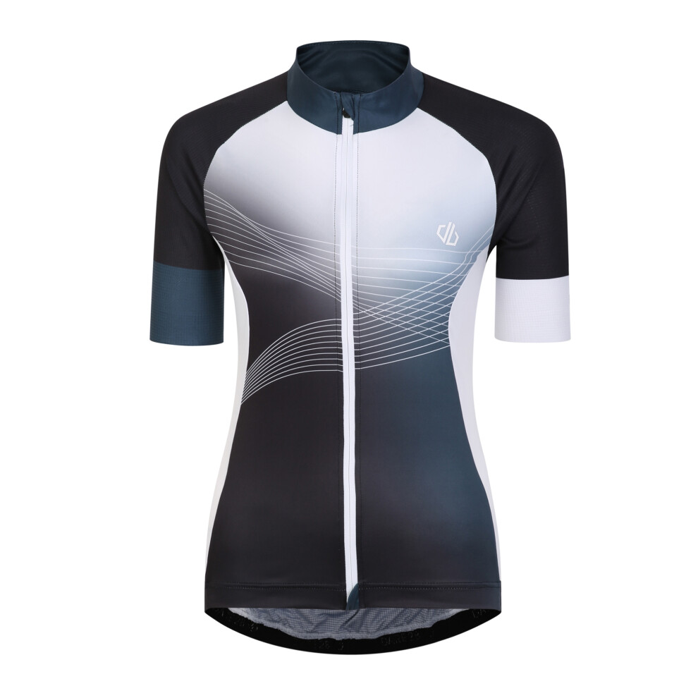 (14 UK, Black) Regatta Womens/Ladies Stimulus AEP Full Zip Cycling Jersey