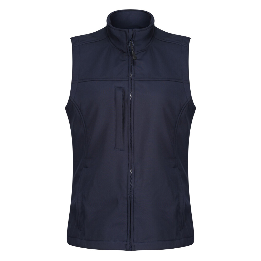 (16 UK, Navy/Navy) Regatta Womens/Ladies Flux Softshell Gilet