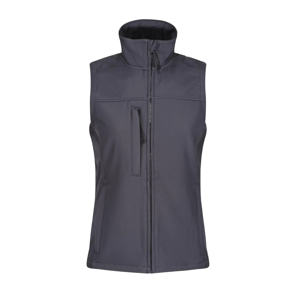 (16 UK, Seal Grey) Regatta Womens/Ladies Flux Softshell Gilet