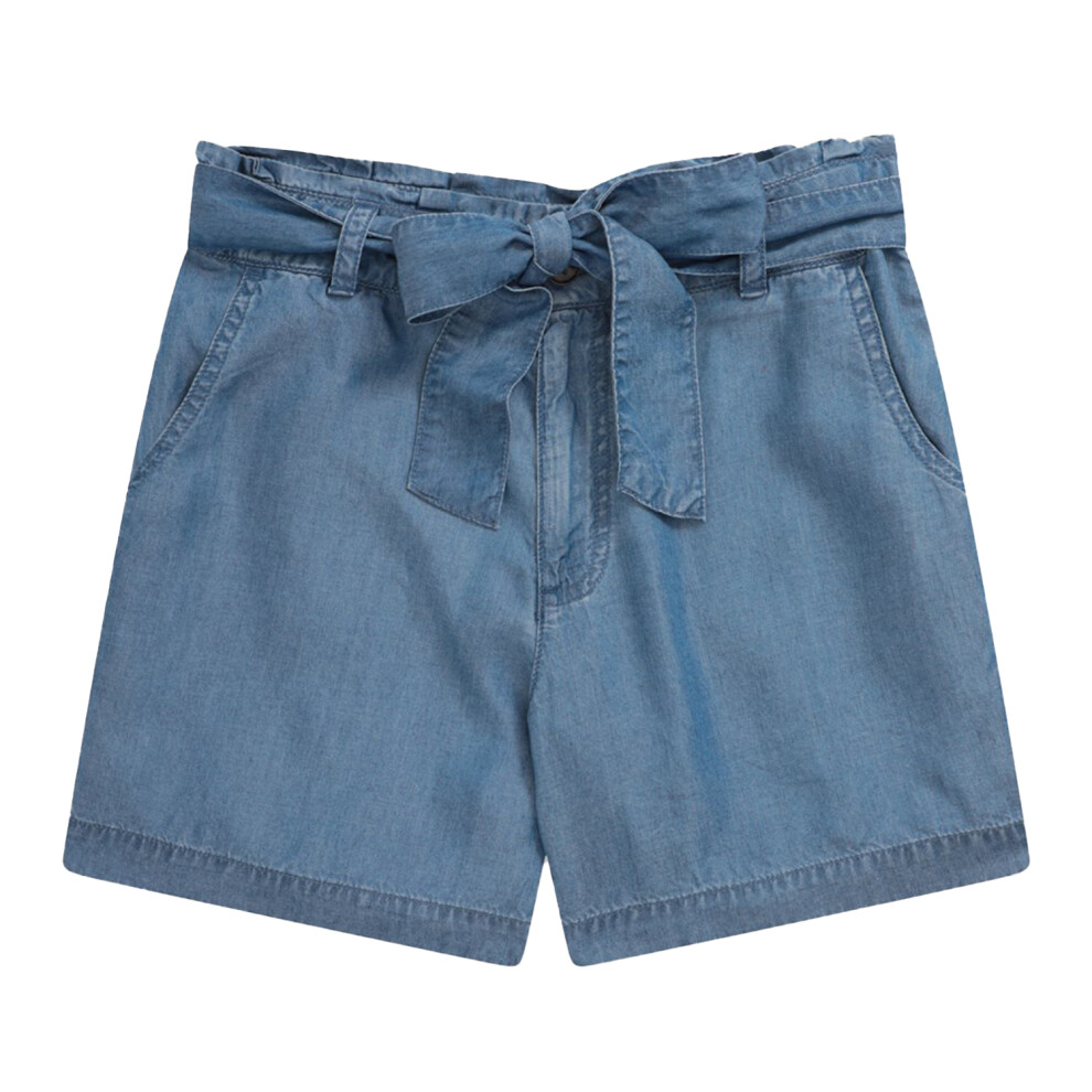(6 UK, Blue) Animal Womens/Ladies Loren Paperbag Shorts