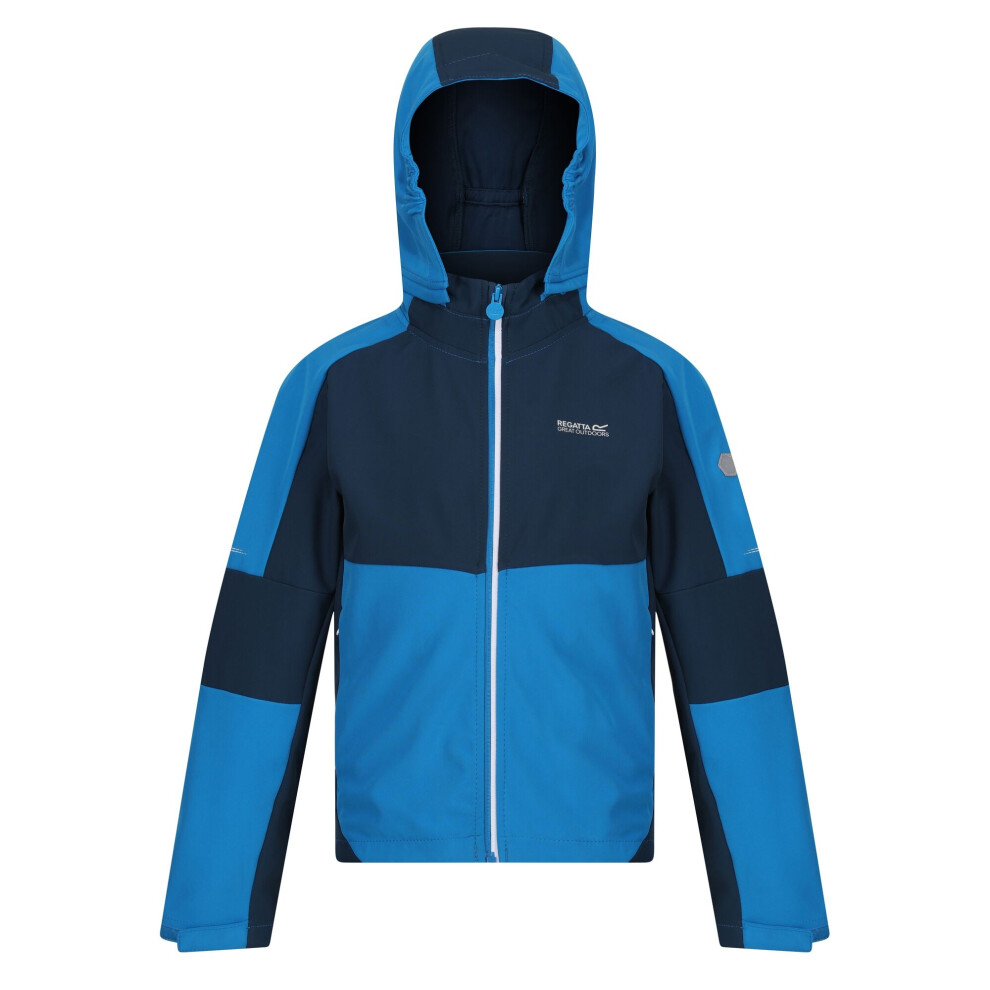 (11-12 Years, Indigo Blue/Blue Wing) Regatta Childrens/Kids Acidity VI Lightweight Soft Shell Jacket