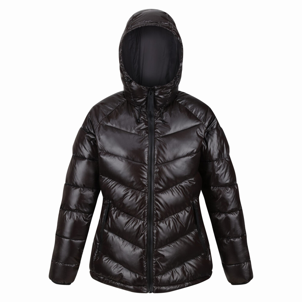 (12 UK, Black) Regatta Womens/Ladies Toploft III Baffled Padded Jacket