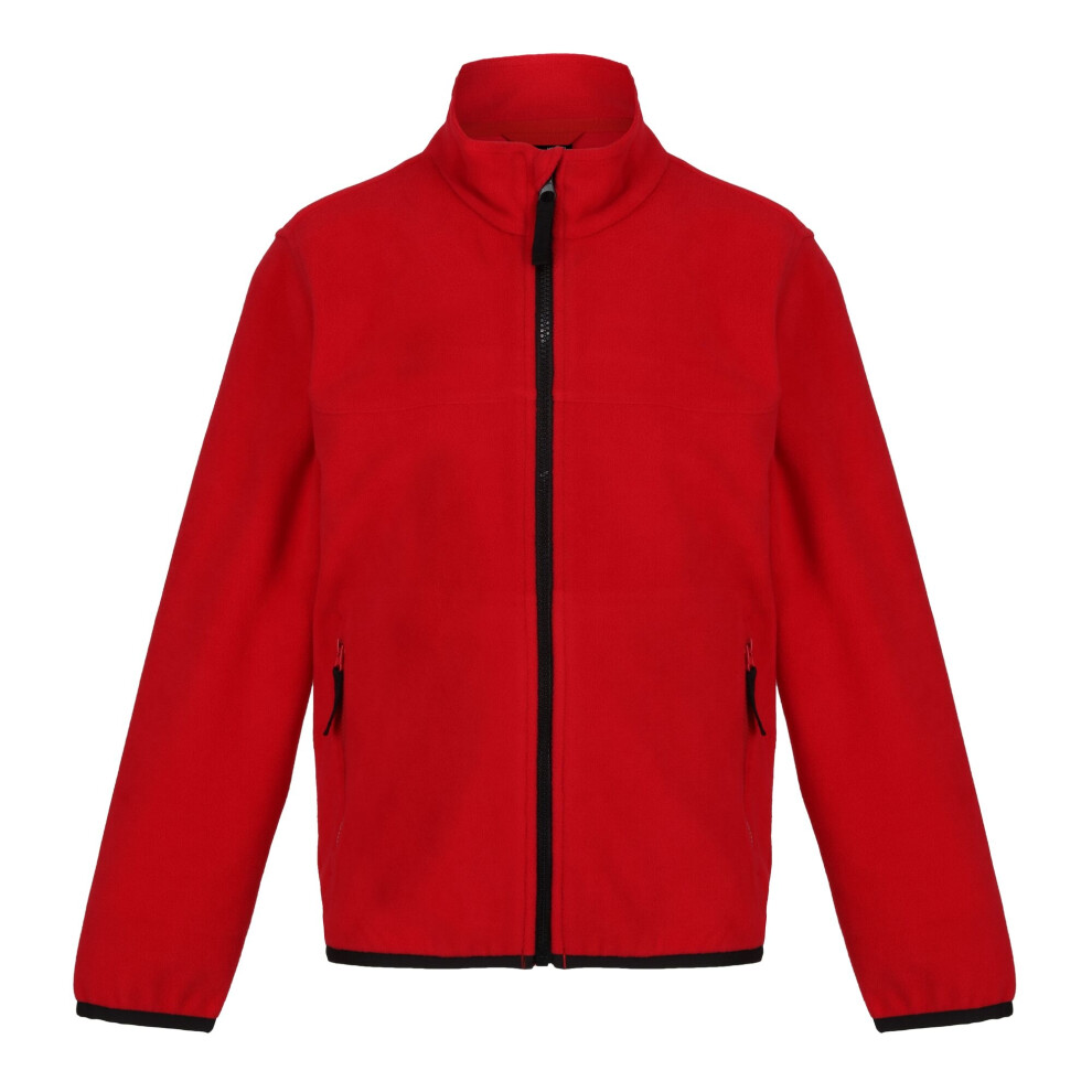 (11-12 Years, Classic Red) Regatta Childrens/Kids Microfleece Full Zip Fleece Jacket