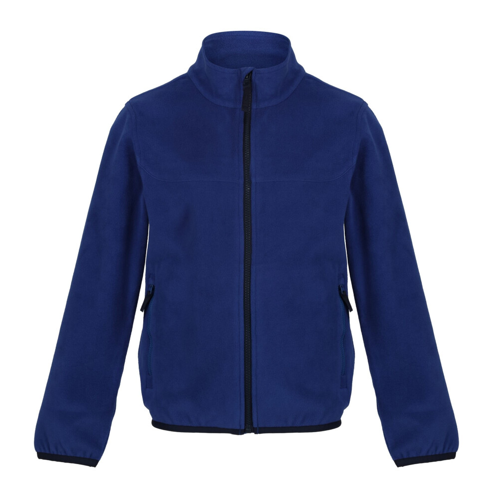 (7-8 Years, New Royal) Regatta Childrens/Kids Microfleece Full Zip Fleece Jacket