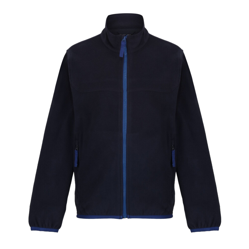 (34in, Navy) Regatta Childrens/Kids Microfleece Full Zip Fleece Jacket