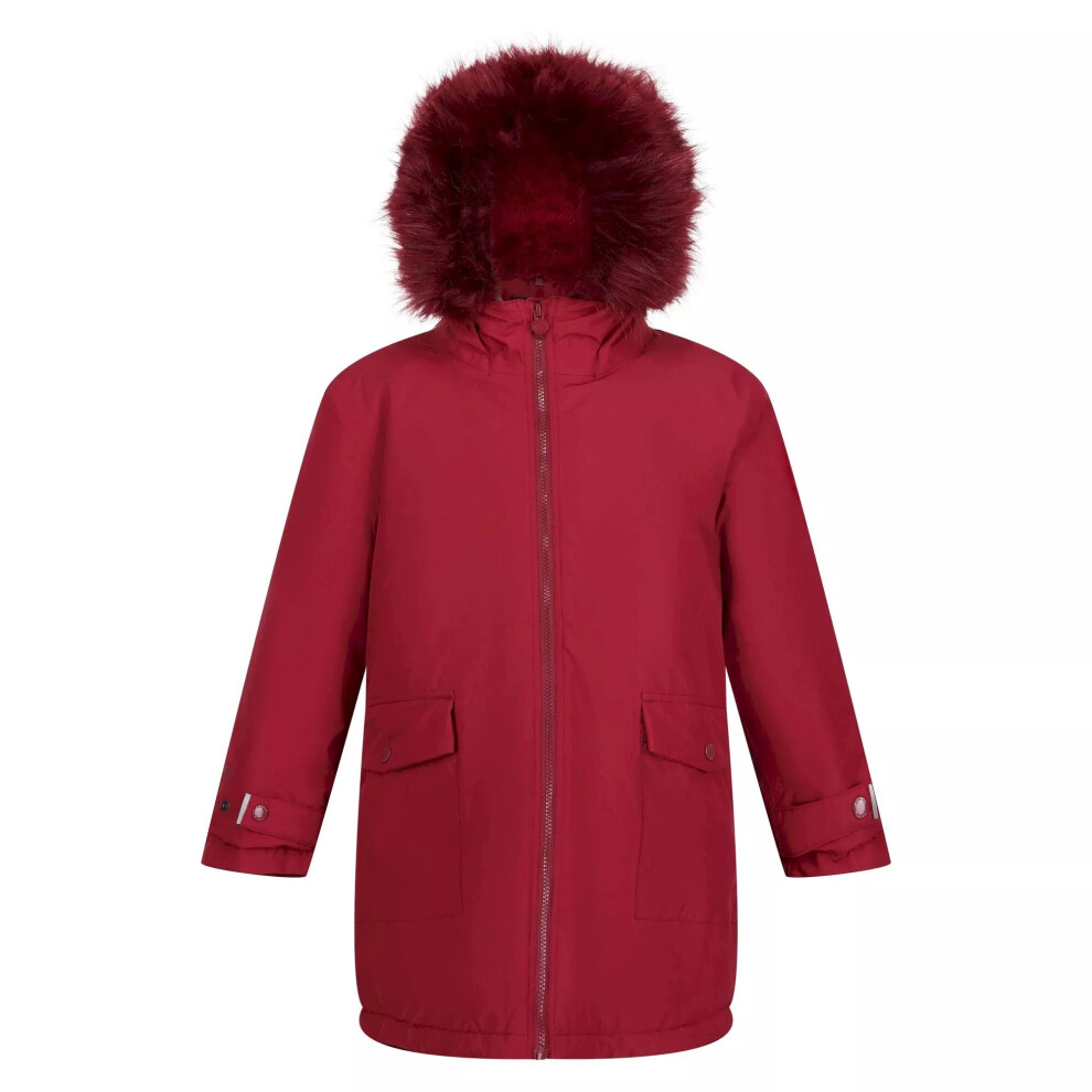 (7-8 Years, Dark Pimento) Regatta Childrens/Kids Adelyn Waterproof Parka