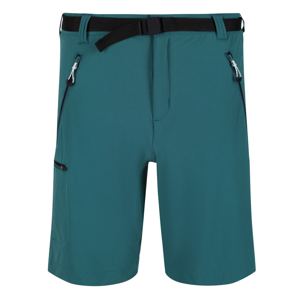 (32R, Pacific Green) Regatta Mens Xert III Stretch Shorts