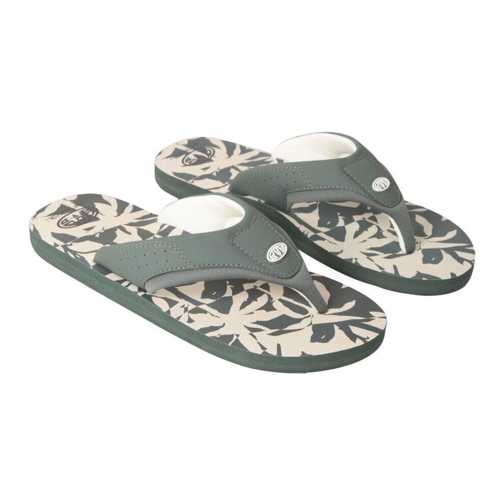 (8 UK, Light Khaki) Animal Mens Jekyl Recycled Flip Flops