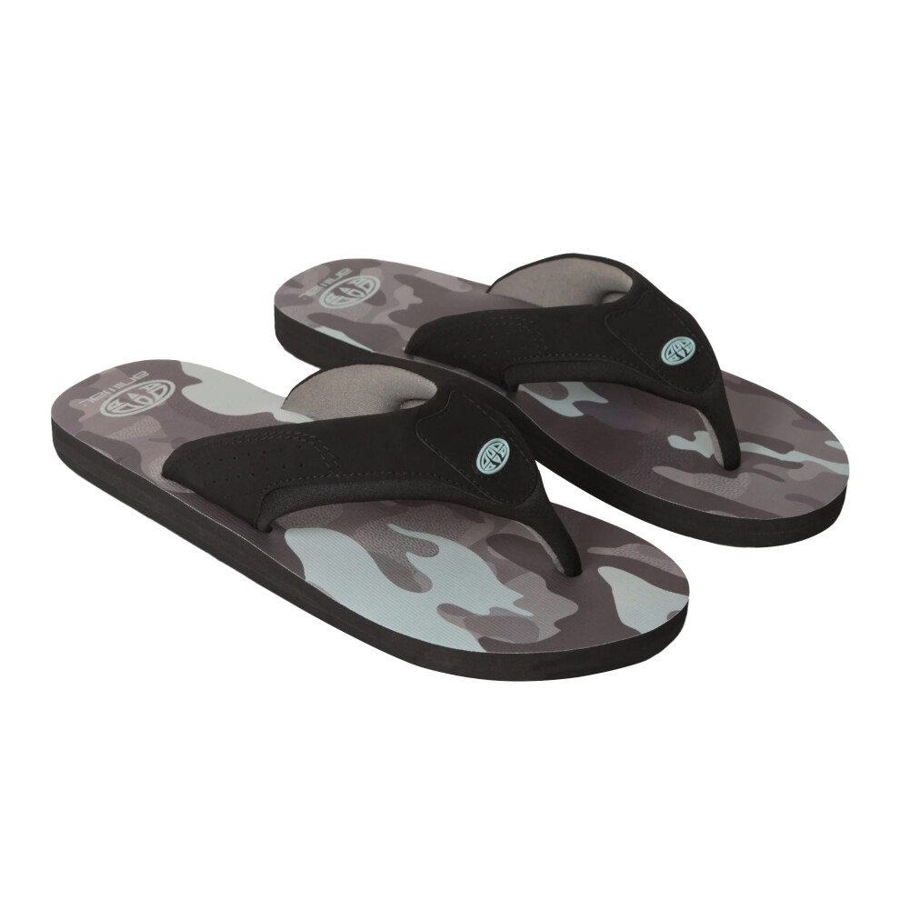 (11 UK, Medium Grey) Animal Mens Jekyl Recycled Flip Flops