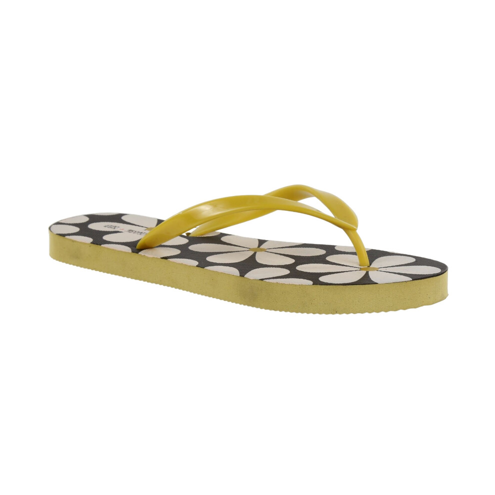 (8 UK, Black) Regatta Womens/Ladies Daisy Flip Flops