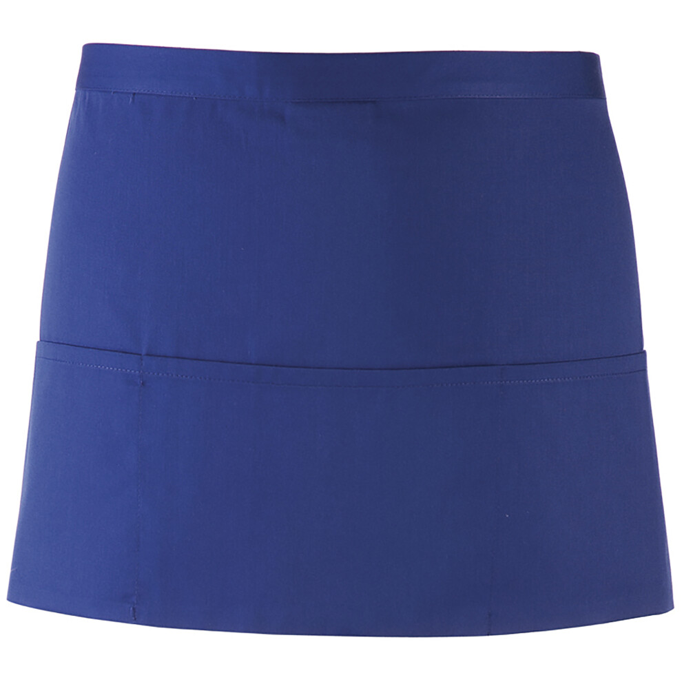 (One Size, Royal) Premier Ladies/Womens Colours 3 Pocket Apron / Workwear