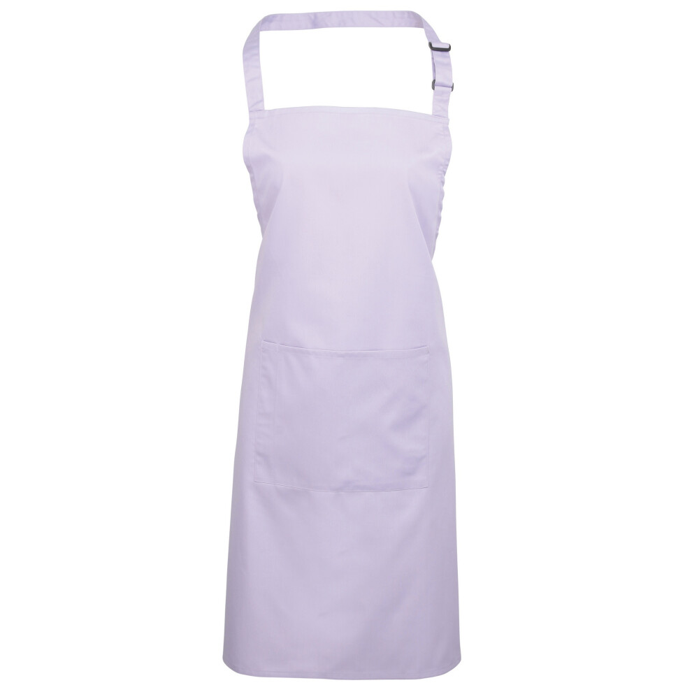 (One Size, Lilac) Premier Ladies/Womens Colours Bip Apron With Pocket / Workwear