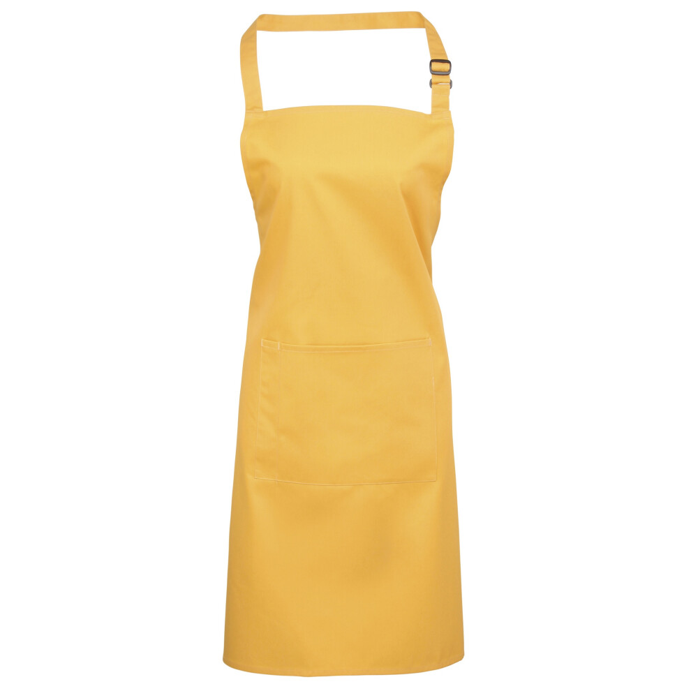 (One Size, Sunflower) Premier Ladies/Womens Colours Bip Apron With Pocket / Workwear