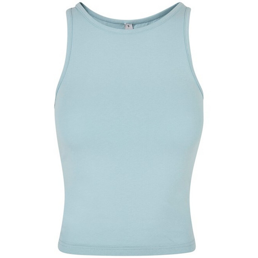 (10 UK, Ocean Blue) Build Your Brand Womens/Ladies Racerback Tank Top