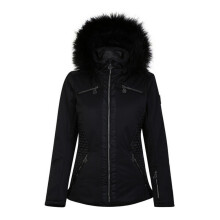 (14 UK, Black) Dare 2B Womens/Ladies Julien Macdonald Supermacy Plain Ski Jacket