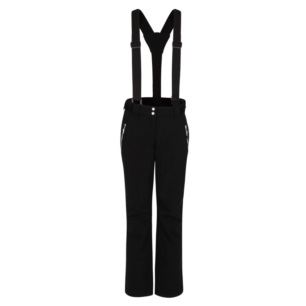 (16 UK, Black) Dare 2B Womens/Ladies Effused II Waterproof Ski Trousers
