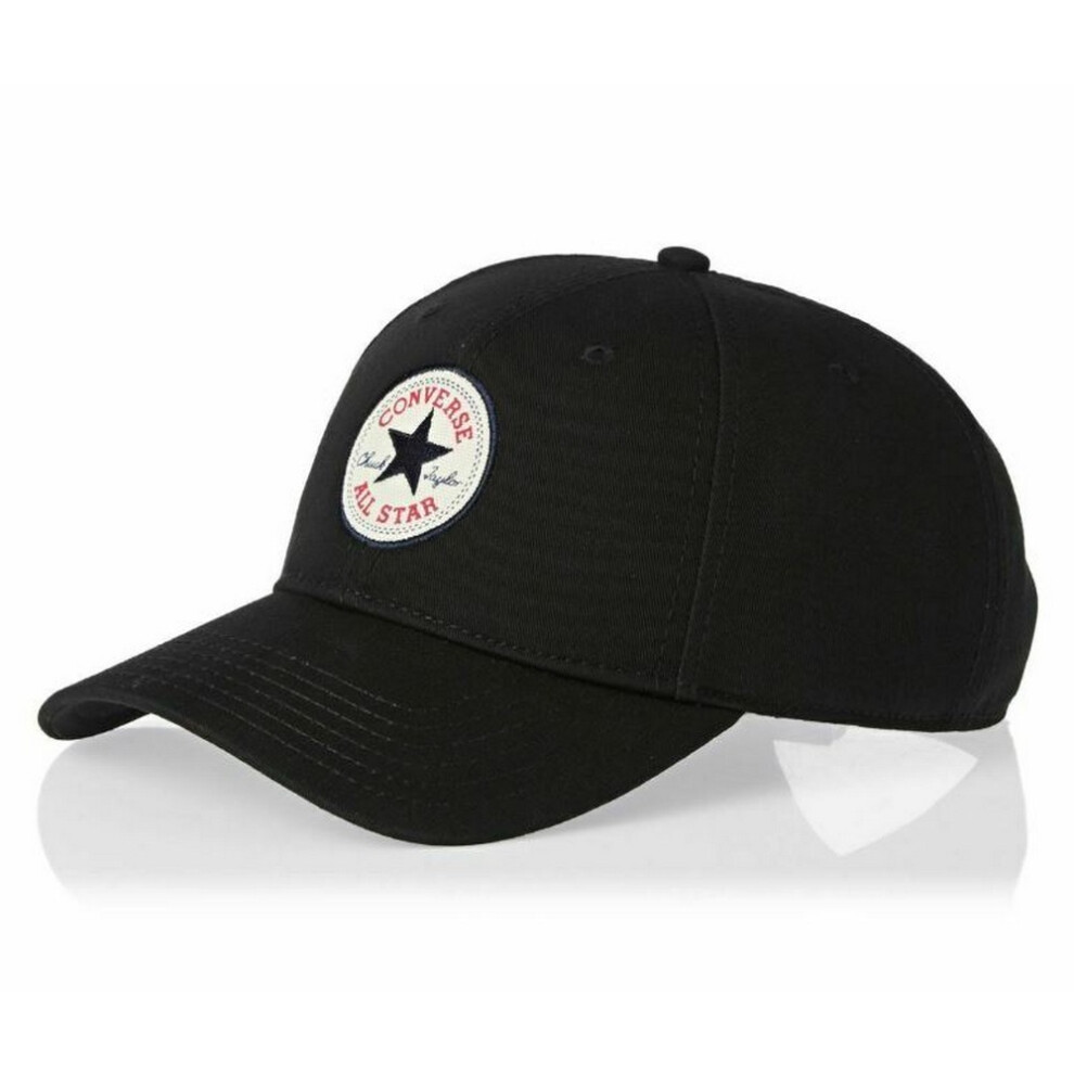(One Size, Black) Converse Unisex Adult All Star Logo Baseball Cap