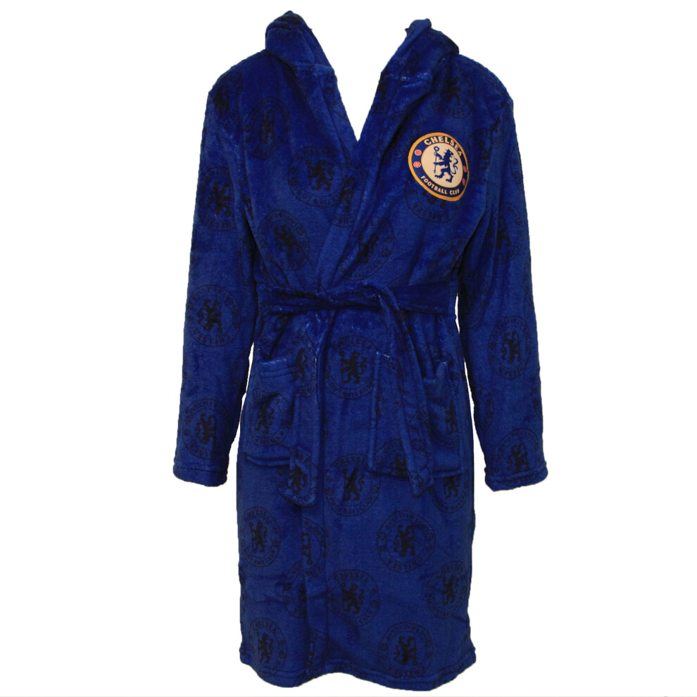 (15 Years, Royal Blue) Chelsea FC Childrens/Kids Dressing Gown