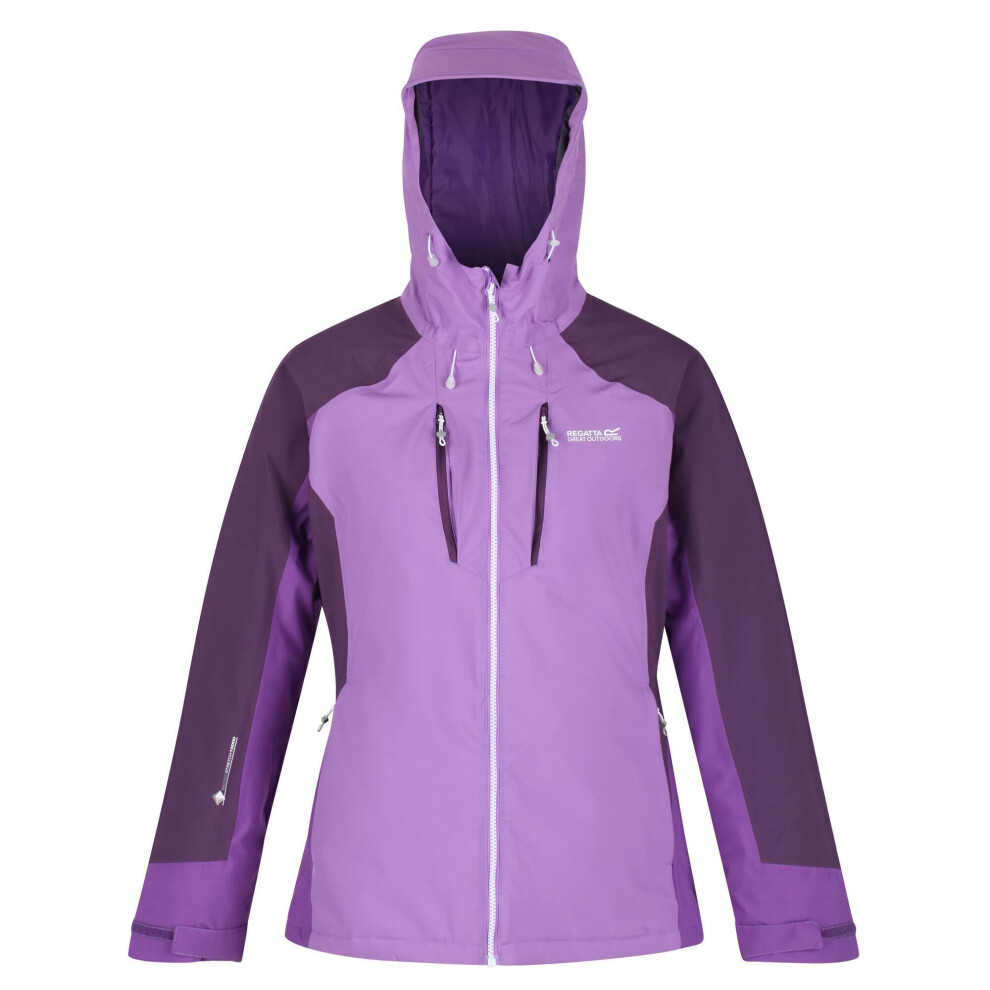 (10 UK, Hyacinth/Purple Sapphire/Dark Aubergine) Regatta Womens/Ladies Highton Stretch II Waterproof Padded Jacket