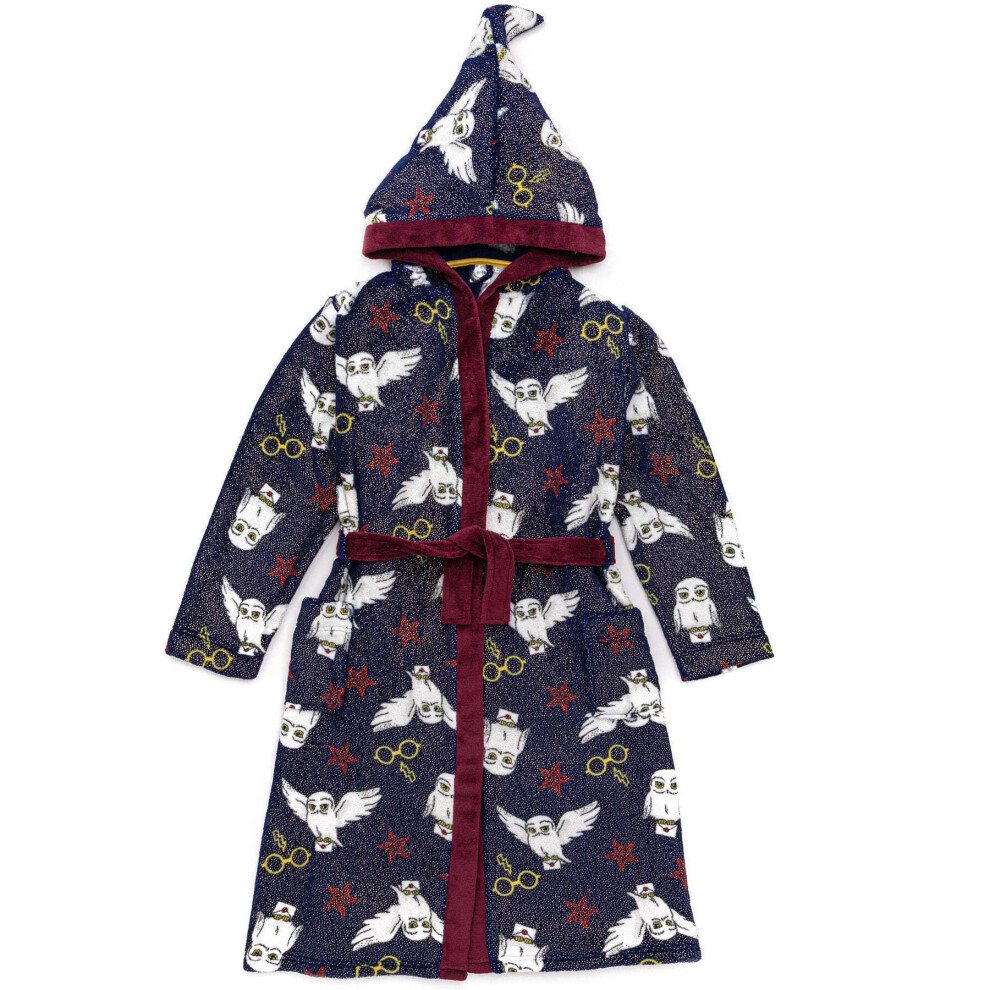 (14-15 Years, Navy) Harry Potter Childrens/Kids Dressing Gown