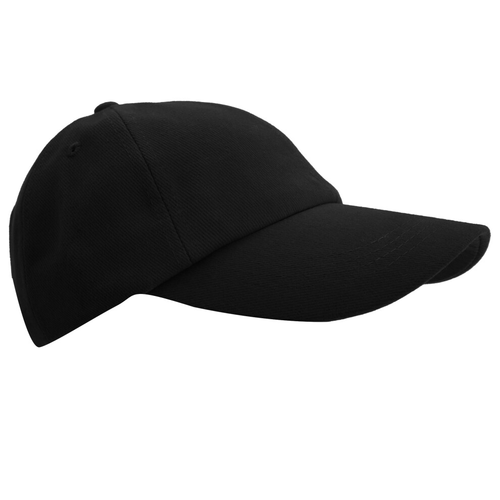 Low Profile Heavy Brushed Cotton Baseball Cap Pack Of 2