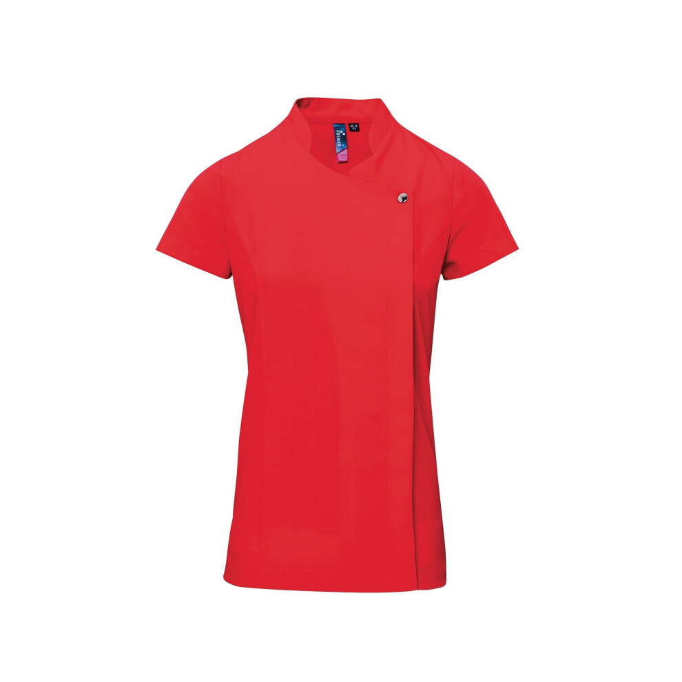 (8, Strawberry Red) Premier Ladies/Womens *Blossom* Tunic / Health Beauty & Spa / Workwear