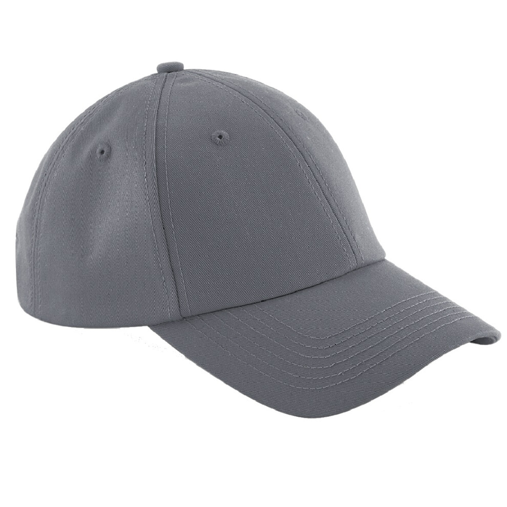 (One Size, Graphite Grey) Beechfield Unisex Authentic 6 Panel Baseball Cap-image-OPC-PDYNHWV-NEW