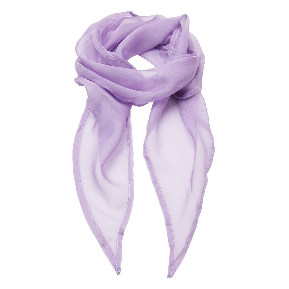 (One Size, Lilac) Premier Ladies/Womens Work Chiffon Formal Scarf-image-OPC-P52WFFT-NEW