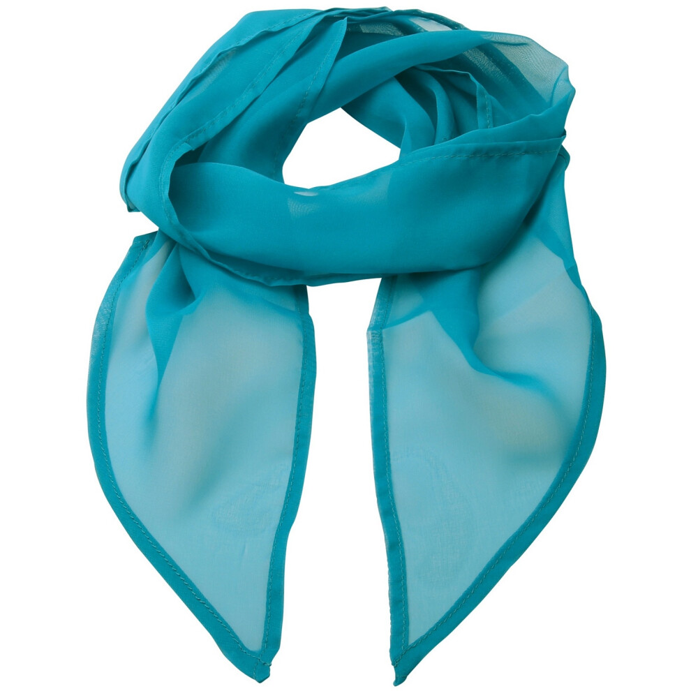 (One Size, Teal) Premier Ladies/Womens Work Chiffon Formal Scarf