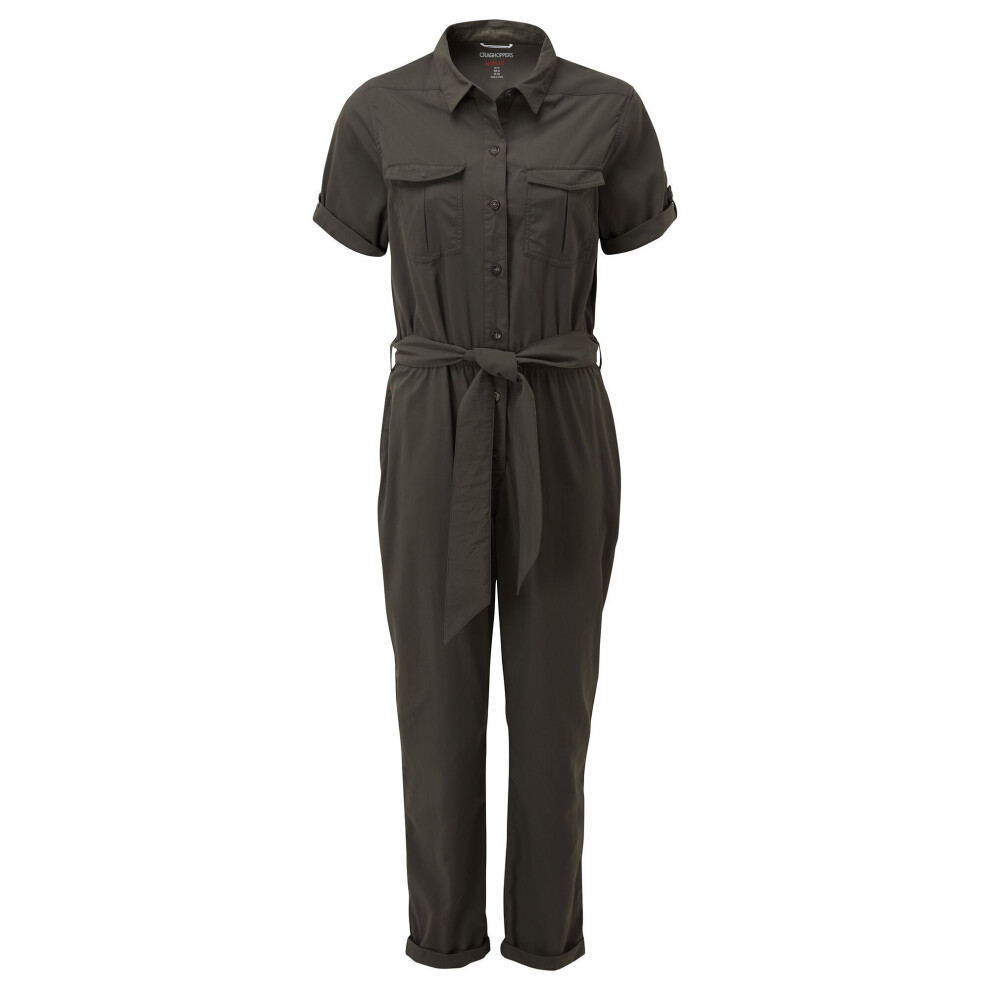 (18 UK, Woodland Green) Craghoppers Womens/Ladies Rania Nosilife Jumpsuit-image-OPC-P8N96R7-NEW