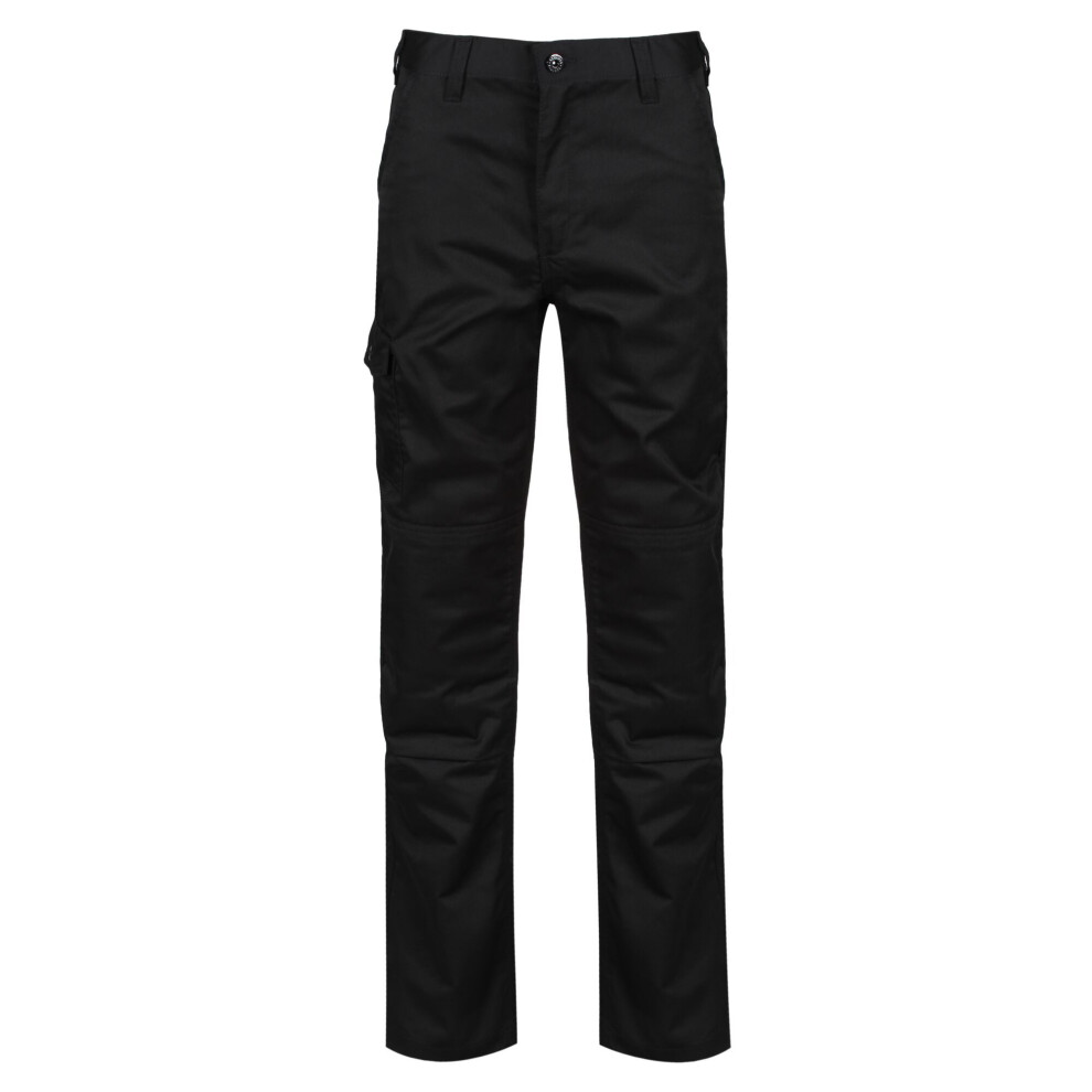 (33R, Traffic Black) Regatta Mens Pro Cargo Waterproof Trousers - Regular