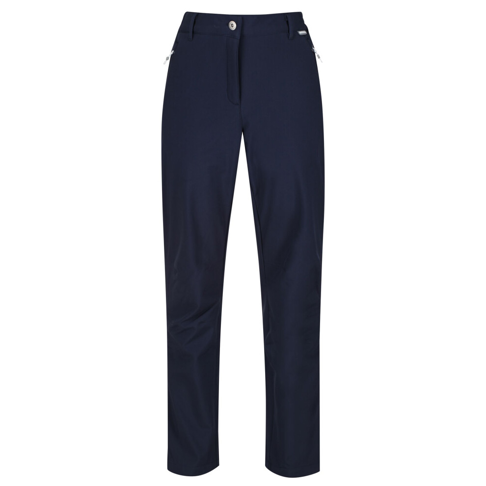 (14, Navy) Regatta Great Outdoors Womens/Ladies Geo Softshell II Regular Leg Trousers